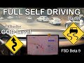 Tesla Full Self Driving (FSD) Beta 9 Complicated Drive on the Hill Software 2020.48.26.1