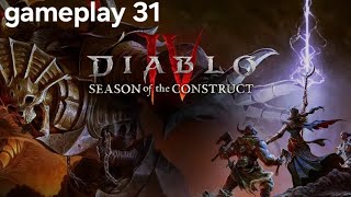 DIABLO 4 SORCERER GAMEPLAY | SEASON OF THE CONSTRUCT | GAMEPLAY PLAYSTATION 5 |EP 31 | PS5