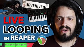 How to do LIVE LOOPING in REAPER with the Super8 Looper