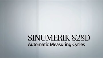 Automatic Measuring Cycles (Sinumerik 828)