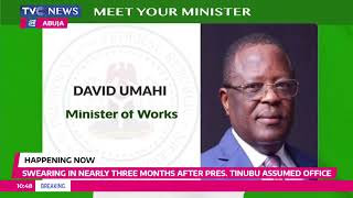 VIDEO: Ex-Ebonyi State Governor, David Umahi Sworn In As Minister Of Works