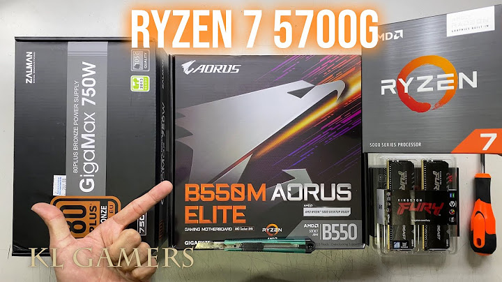 AMD Ryzen 7 5700G GIGABYTE B550M AORUS ELITE Gaming PC Build Benchmark - 天天要聞