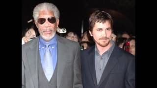 The Dark Knight Rises LEAKED Outtakes: Christian Bale & Morgan Freeman on set (1 of 7)