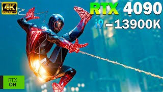 SPIDER MAN - Miles Morales | RTX 4090 24GB | 4K | RT | MAXED OUT ( Performance Test)