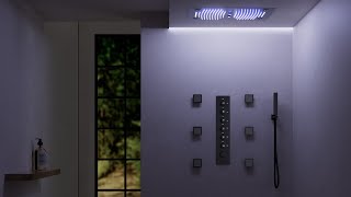 How to Install the EVERSTEIN SFS-1029: Innovative LED Thermostatic Ceiling Mounted Shower System