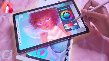 ✏️Tab S6 Lite Autodesk Sketchbook Drawing🥕
