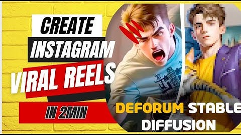 Reels : Trending Deforum Stable Diffusion Tutorial
