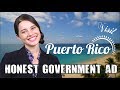 Honest government ad  visit puerto rico 