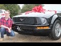 Harleigh's 2015 Christmas Surprise!!!!  A Ford Mustang