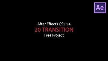 Top Motion Graphics 20 Transitions Free After effects template + tutorial | Copied content Templates