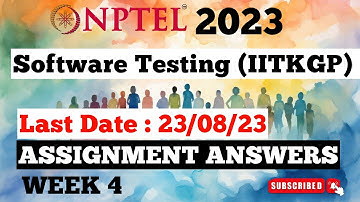 Software Testing IITKGP Week 4 Assignment Answers | NPTEL | Ateeq10