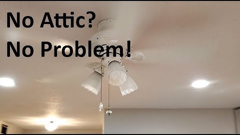 How to Wire & Add Can Lights + Ceiling Fan Without Attic Access (Step-By-Step)