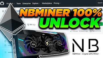 100% LHR Unlock Hiveos NBminer eth