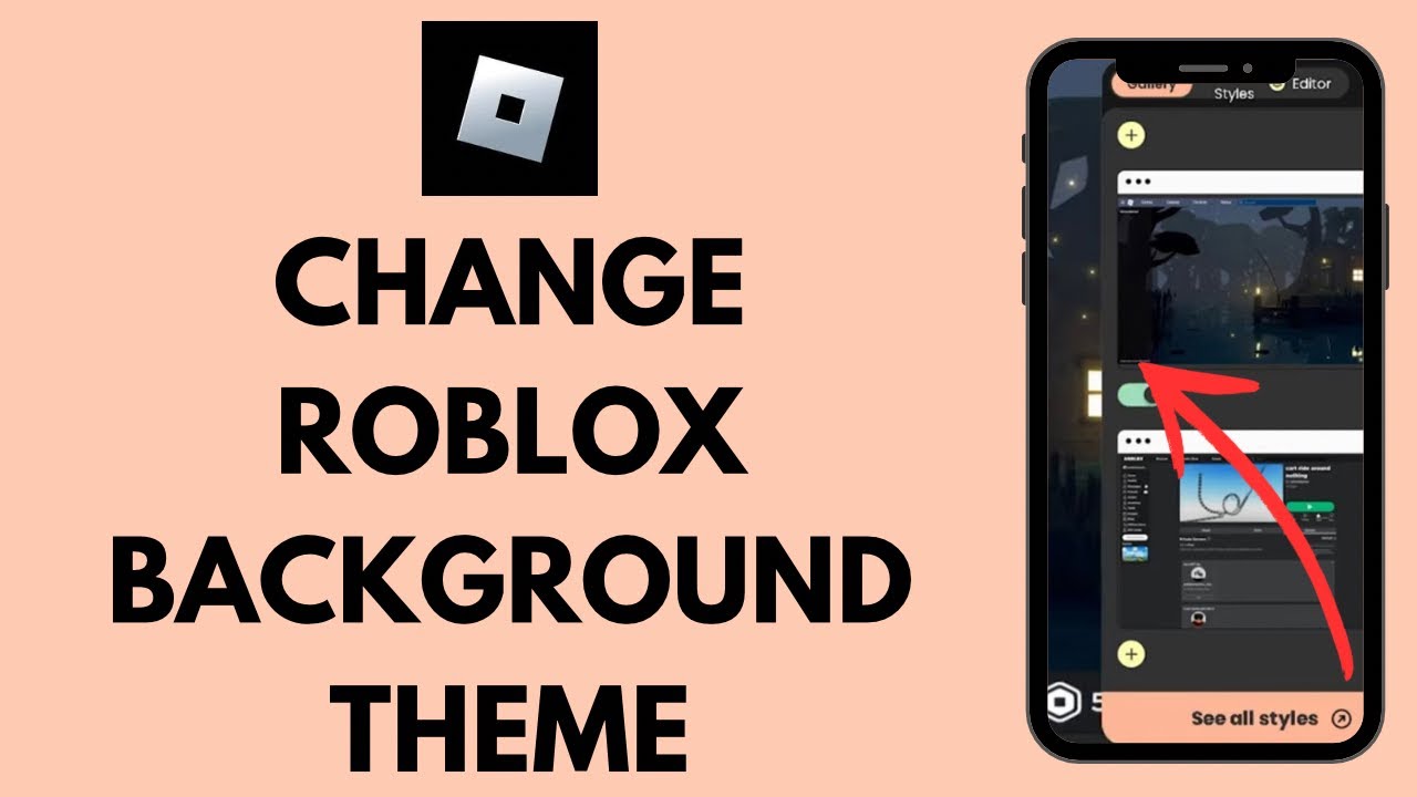 How to change your background theme on Roblox! {USING STYLUS