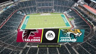 Falcons vs Jaguars Simulation (Madden 24 Rosters)