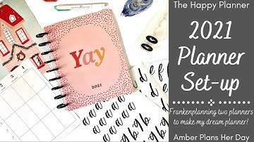 2021 Planner Set-up | Classic Happy Planner | Frankenplanner