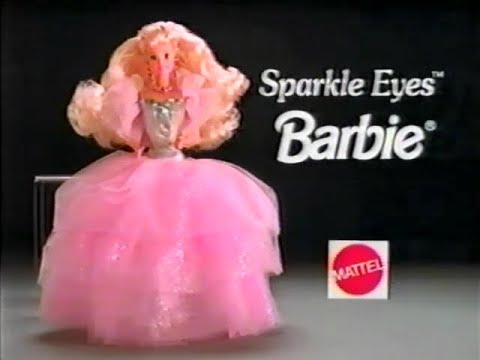 1992 Sparkle Eyes Barbie Doll Commercial