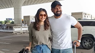Karishma Tanna With Husband Varun Bangera Spotted At Airport
