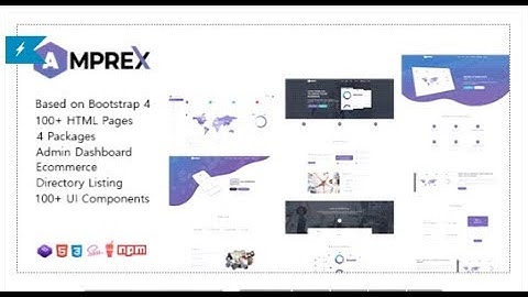 Amprex - Responsive Multipurpose HTML Template | Themeforest Templates