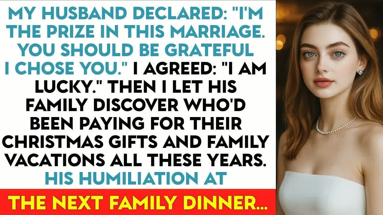 My Husband Declared： ＂I'm The Prize In This Marriage. You Should Be Grateful I Chose You.＂