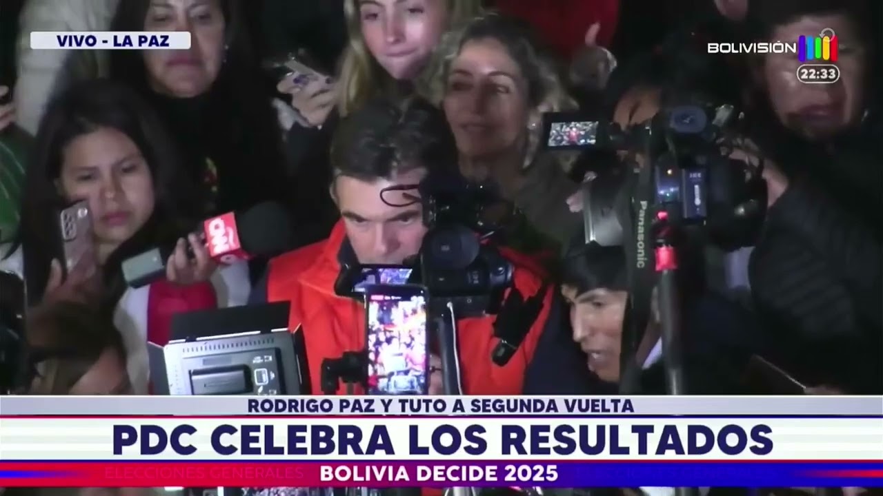 Bolivia: Van a segunda vuelta Rodrigo Paz y Jorge “Tuto” Quiroga en elección presidencial 2025
