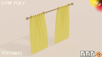 Curtains(part 2) | CGTrader