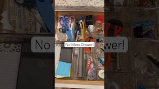 Junk Drawer no more! #organization #organizer #asmr #beforeandafter #junkdrawer #nomess