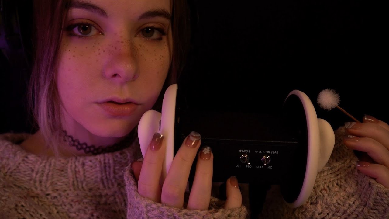 ASMR | 3 HOURS Sensitive Whispering, Deep Ear Cleaning & Soft Blowing - Rain Ambience