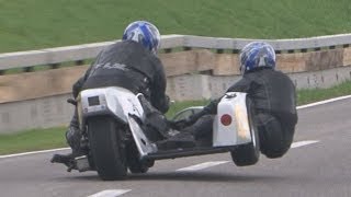 EXTREMELY LOUD Vintage Classic Motorbikes and Sidecars at Hillclimb Bergrennen Gurnigel 2013