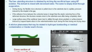 ⁣Mod-02 Lec-10 Surface Micromachining of Microstructures