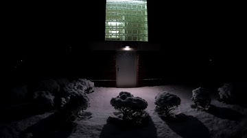 Yi 4K+ 4K Slow Motion Night Video: The Snow Storm at Night