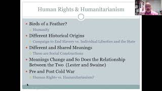Book Roundtable: Humanitarianism and Human Rights