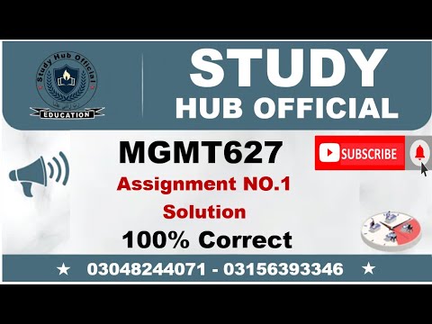 mgmt627 assignment solution 2022