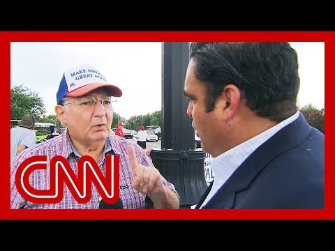Trump voter's false claim surprises CNN reporter