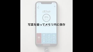 【写真を撮る】iPhone・iPad　USBメモリ（ライトニングコネクタ・USB3.1 Gen1・32GB・64GB・MFI認証）