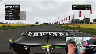 F1 esports two time world champion’s first race on F1 23