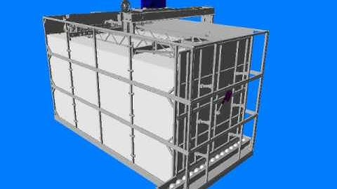 Modular Rake Filling and Emptying with Flake Ice [Animation] | North Star Ice Equipment