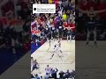 Paul George half court shot comes after buzzer which would of won the game.