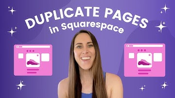 How to duplicate a page in Squarespace  7.0 & 7.1