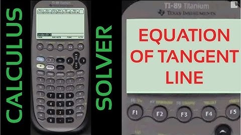 Equation of a Tangent Line | Every Step Calculus