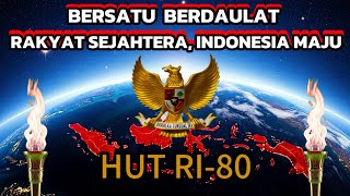 🇮🇩 HUT RI ke-80 Tahun 2025 – Lagu Slogan Kemerdekaan | Power Ballad Hard Rock 🎸🔥