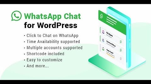 How to Add WhatsApp Chat to a WordPress Website /WhatsApp Click to Chat Plugin