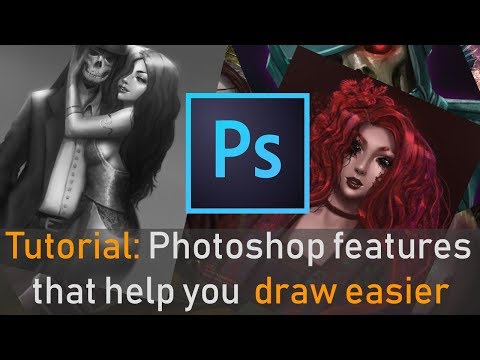 Photoshop tutorial: Features that help you draw easier