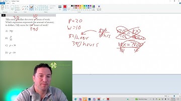 Linear Digital SAT practice test 1, module 2, number 1, math