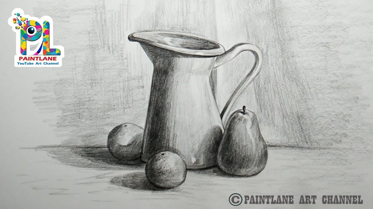 How To Draw Still Life With Pencil Pencil Art Drawing