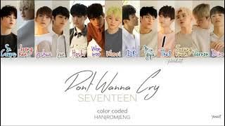 Seventeen-Dont Wanna Cry Lyric Video