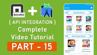 Create Category List Class - JSON API Integration in Android Studio Retrofit 2 JAVA - Krishna Apps