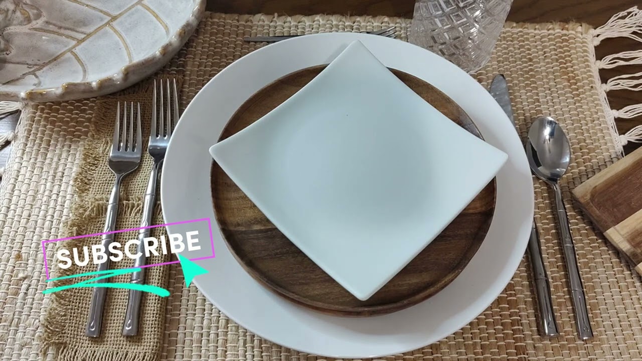 🍽️Elevate Your Tablescapes with Creative Neutral Table Settings | Trendy Salad Plates | Tutorial
