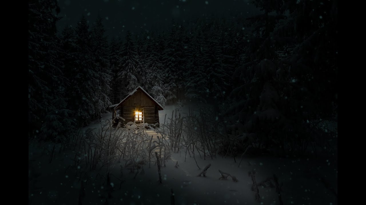 Hollow wind sound at night