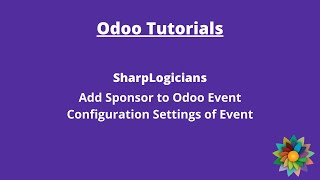 Add Sponsors and Tracks to Odoo Event and Enable Configuration Settings